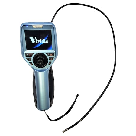 Vividia Joystick Borescope, 6mm 39 Long, 360 Degree Articulating ME 610